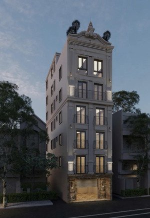 chính chủ cần bán toà nhà 8 tầng, phố vĩnh phúc, ba đình, hà nội 28,5 tỷ, doanh thu 200/1th