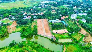 duy nhất lô góc - đất nền view hồ hiếm ở hòa lạc, sổ đỏ full thổ cư - giá gốc cdt 