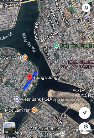 bán đất trung lương 9, 15,5 tỷ, 250m2, pháp lý đầy đủ, cẩm lệ, đà nẵng, giá cực chất