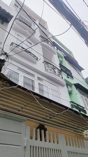 nhà ngay trường sa lê văn sỹ phạm văn hai - 42m2(3.,9 x11) - 4 tầng 5pn 4wc sân thượng