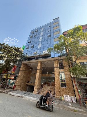 tòa nhà phố hoàng ngân - nguyễn thị định: 100m2 8 tầng 1 hầm, pccc chuẩn, mặt tiền khủng