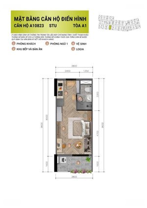 căn studio hàng hiệu nhưng rẻ hơn noxh - view đẹp - chỉ hơn 1,7 tỷ