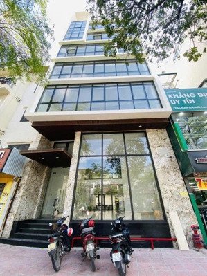 cho thuê nguyên căn hoàng ngân- nguyễn thị định: 140m²x 7t+ hầm mt: 7m, đủ pccc. giá thuê 90tr/th