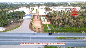 đất mặt tiền đường ba tháng hai ngay ngã 4 gần cầu kênh cụt. đặc biệt có 588m2 thổ cư, 18.5x82m shr