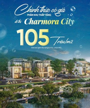 trục đường d15 và d6 căn townhouse vị trí cực đẹp tại dự án charmora city - giá gốc từ chủ đầu tư