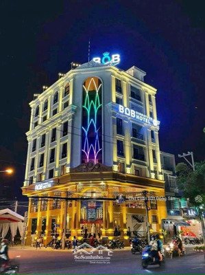 bán nhà góc 2 mặt tiền bùi thị xuân, bến thành, quận 1. dt: 160m2 (8x20m), hầm 8 tầng. giá: 79 tỷ