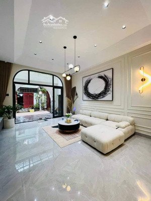 đường 6m thông - 4 tầng - 77m2 - 4,5x17 - phan huy ích - gần emart 2 - sân bay 10 phút