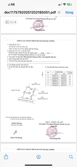 cơ hội đầu tư ven đô hải phòng, tân dân, an lão. diện tích 63m2, đất vuông vắn