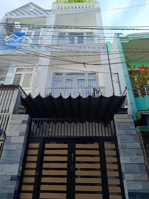 bán nhà xóm chiếu quận 4 - hẻm ôtô - 60m2 - 4 tầng - 6 tỷ hơn - tiện kinh doanh