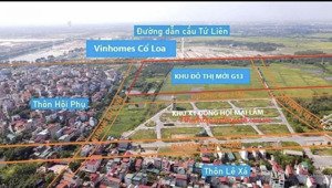 x1 đông hội mai lâm đông anh - hà nội. vị trí vàng - mặt đường rộng 15m - tiềm năng tăng giá mạnh