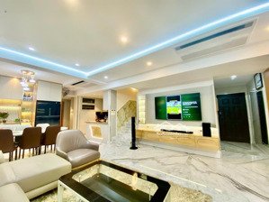 cho thuê căn duplex penhouse cảnh viên 170m2, 4pn ngay cạnh công viên hoa anh đào, quận 7