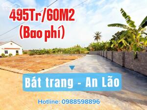 GIÁ RẺ NHẤT KHU VỰC 495 TRIỆU SỞ HỮU LÔ ĐẤT F0 60M NGAY TL301, GẦN KCN TRÀNG DUỆ 3