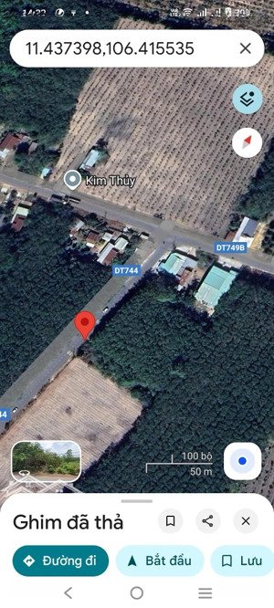 bán đất tại đt 744, minh hòa, dầu tiếng, bình dương, 1,55 tỷ, 577 m2 chính chủ giá tốt