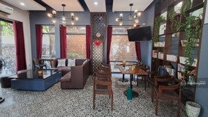 cho thuê mặt bằng kinh doanh cafe 215m2 sân vườn biệt thự việt hưng giá 16 tr sẵn kinh doanh ngay