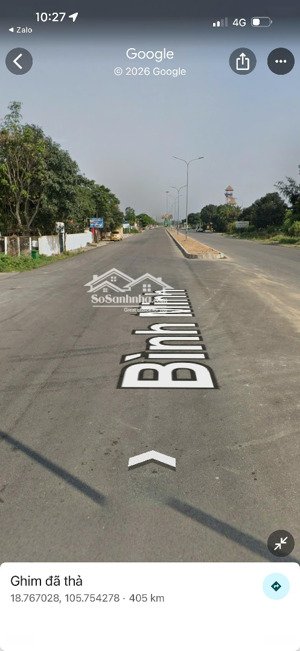 cắt lỗ lô góc mặt đường bình minh - cửa lò. cần tiền trả nợ ngân hàng