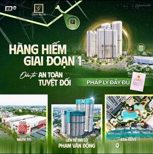 giỏ hàng f1 căn hộ 1pn green skyline - nhà xây sẵn, dt 45 - 65m2, ck đến 15%. lh: 