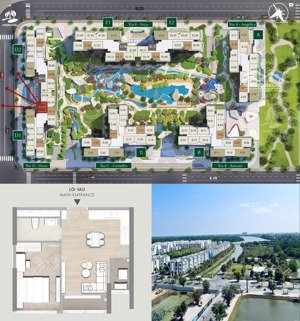 bán căn hộ 1pn view sông tắc - lumiere boulevard giá 3tỷ870