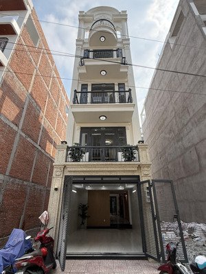 giá : 7 tỷ 600 - nhà hxh 8m ngay tây lân - 72m2 ( 5 tầng ) 4 pn, 5 wc, có thang máy.