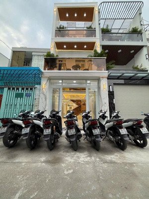 nhà mới đẹp 4x16m 4 tầng chỉ 6,99 tỷ full nội thất xịn xò. huỳnh tấn phát, tt nhà bè