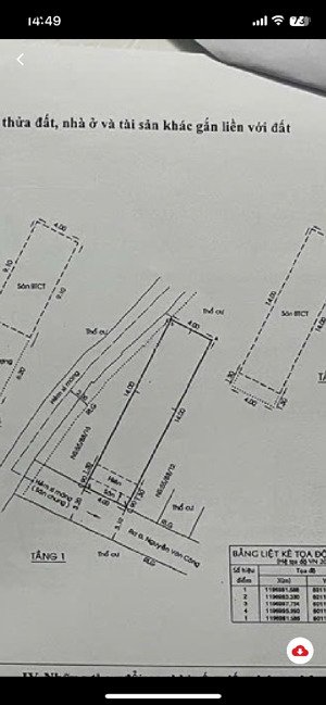 vị trí đắc địa, diện tích rộng, 65m2, 1t2l,3pn,4wc, nguyễn văn công p3 gv, giá giảm còn 7,2.