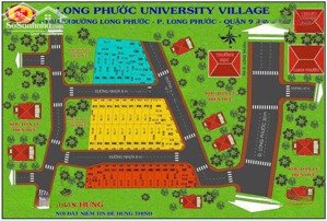 bán đất dự án tín hưng - ngay chợ long phước