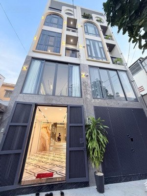 bán nhà khu phân lô emart phan huy ích 52m2, 5 tầng btct, thiết kế sang trọng, full nội thất