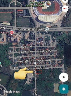 của nhà cần bán, chỉ 1,1tỷ một miếng đất 127m2 sau svđ mỹ đình, trong làng tân mỹ.