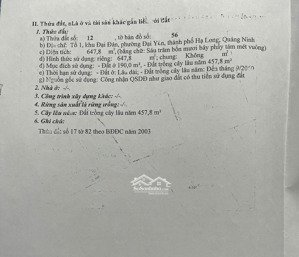 chủ cần thu tiền về bán cắt lỗ lô đất cực đẹp tại đại yên, hạ long