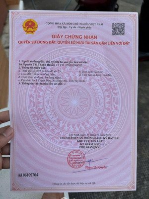 chủ gởi đất thạnh đức, bến lức tây ninh, 622.6m2 thổ 1.8 tỷ