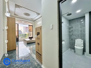 căn hộ dịch vụ bancol full nội thất - máy giặt riêng mới 100% - mặt tiền thoại ngọc hầu