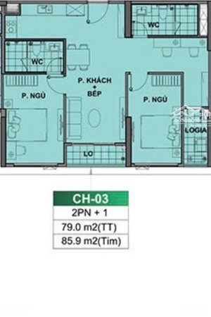 chỉ 6x triệu/m2 căn 2n+ dt 80m2 toà beverly 3 vinhomes ocean park lh 