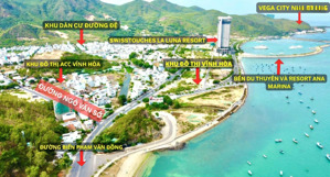 bán đất góc 2 mặt tiền đường 16m và 13m, mặt đường ngô văn sở, nha trang, khánh hòa