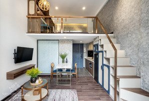 chung cư mini, luxury - đầy đủ tiện nghi, ban công lớn - tone màu sang trọng, có gym - gần quận 1