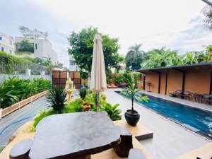 cho thuê villa thạnh mỹ lợi, 350m2. hồ bơi, sân vườn. giá 65tr/th. lh quân 