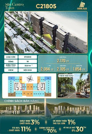 vài căn studio cuối cùng giá dưới 2 tỷ tại sun centro hạ long. kinh doanh dòng tiền cực tốt.