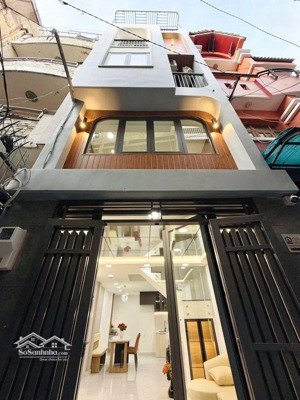 nhà nở hậu 5 tầng + mái btct sau mặt tiền hoàng văn thụ 6x tỷ tl