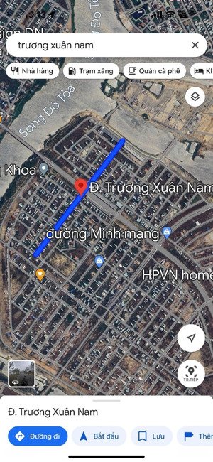 bán lô đất đường trương xuân nam- nam hoà xuân- trục thông đẹp.