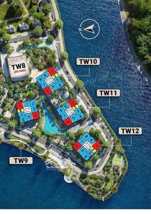 2pn view trực diện sông giá chỉ 9,1 tỷ đã gồm vat - kpbt - the prive 2pn dt 76,3m2