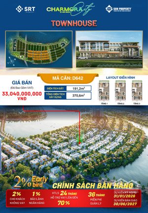 cần bán căn shophouse đẹp nhất - giá cdt không chênh