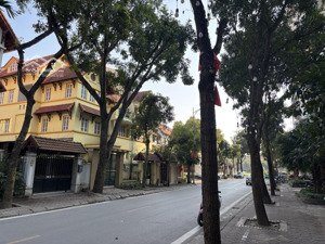 bán biệt thự mặt phố khu bt05 gần vườn hoa hồ công viên kđt việt hưng 198m2 rất đáng sống