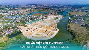 bán căn góc om9-23 dự án việt yên riverside 208m2 giá 46tr/m2 ( vị trí siêu đẹp)