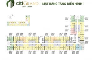 bán cc citigrand tầng cao view đẹp 3,3 tỷ, 56,32m2, 2pn, 2wc