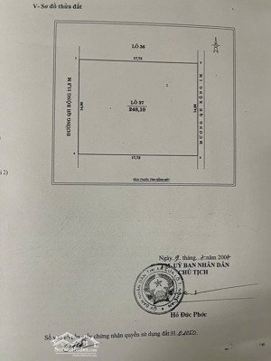 14m mặt tiền đường hồ nguyên trừng - nghi hương cửa lò - đối diện trung tâm thương mại lotte