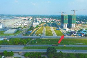 chính chủ bán do6.24 lô góc 125,9m2 mặt đường gom cao tốc và đường 20,5m2 chung cư giá 4,5 tỷ