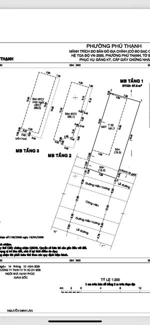 bán nhà mặt phố hiền vương đường 30m có công viên ở giữa, 28 tỷ, 8x20m 3 tầng, view đẹp, hot!