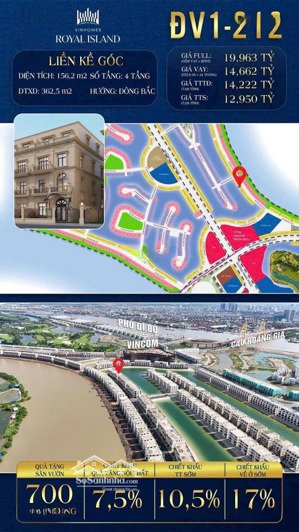 liền kề góc đảo vua 2 mặt thoáng, sát hồ, kề phố đi bộ vincom ưu đãi lớn