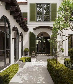 bán biệt thự trần khánh dư - 366m2 - 185 tỷ - 2 tầng - kiến trúc pháp đẳng cấp