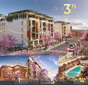 3,5 tỷ sở hữu nhà phố 5 tầng tại trung tâm đông triều 88m2