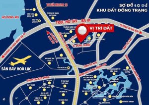 e chính chủ muốn quay vốn đầu tư nên muốn bán mảnh đất 100m2 tại đồng trạng- hoà lạc