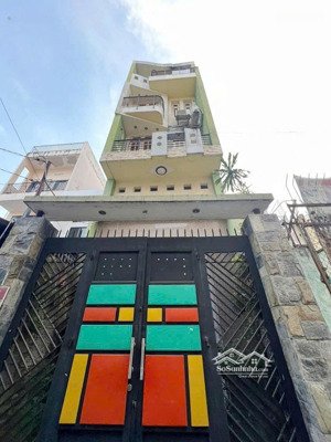 hiếm nhà gần học viện cán bộ - 4 tầng 5pn 8 tỷ 3 tl hẻm xe hơi bùi đình túy quận bình thạnh